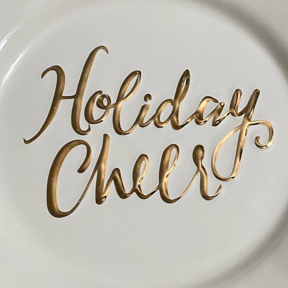 Mudpie “ Holiday Cheer “ Plate - Picture 2 of 6